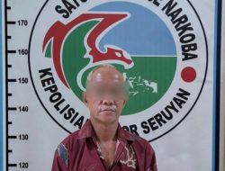 Polres Seruyan Amankan Pengedar Sabu dengan Berat Kotor 5,6 gram