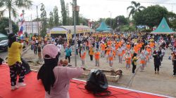 Semarakkan HUT Seruyan Ke-23 dan Hari Kemerdekaan RI dengan Senam Bersama