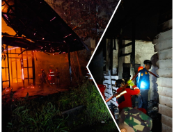 1 Unit Rumah Kosong Terbakar dengan Kerugian sekitar Rp 60 Juta