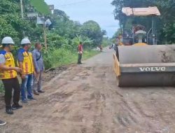 Kerusakan Parah Jalan Pulpis Mandomai di Perbaikigerbong Koni