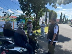 Satlantas Polres Seruyan Melaksanakan Sosialisasi Taat Bayar Pajak Kendaraan