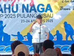 Pulang Pisau Menggelar Lomba Dayung Perahu Naga Bupati Cup 2025