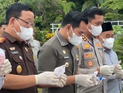 Kejaksaan Lakukan Pemusnahan Barbuk