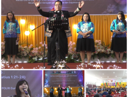 Maria Priscilla Meriahkan Ibadah Natal Gabungan ASN dan TNI-Polri Seruyan