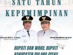 Satu Tahun Rifa’i Jayadi untuk Pulang Pisau JAYA