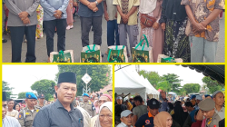 Ahmad Selanorwanda Bagikan 750 Paket Bahan Pokok Bagi Warga Kurang Mampu dan Lanjut Usia