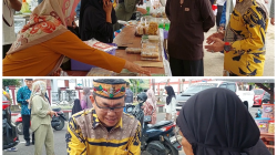 Semangati Pelaku UMKM di Pasar Ramadan, Jualan Diborong dan Dibagikan