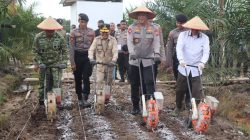 Kapolda Kalteng Bersama Gubernur Hadiri Pilot Project Lahan Jagung