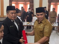 Bupati Melantik 132 CPNS Yang Sudah Dikukuhkan