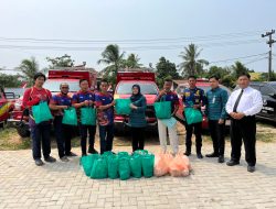 Harpelnas 2026, BPJS Ketenagakerjaan Kapuas Kunjungi Damkar dan Salurkan Kit Kesehatan serta Sembako