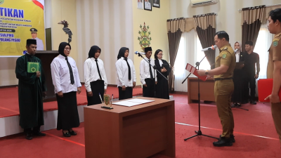 Bupati Lantik Penjabat Kepala Desa dan BPD PAW
