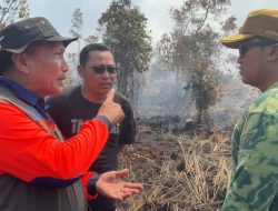 Perhatian Bupati untuk Karhutla Tumbang Nusa